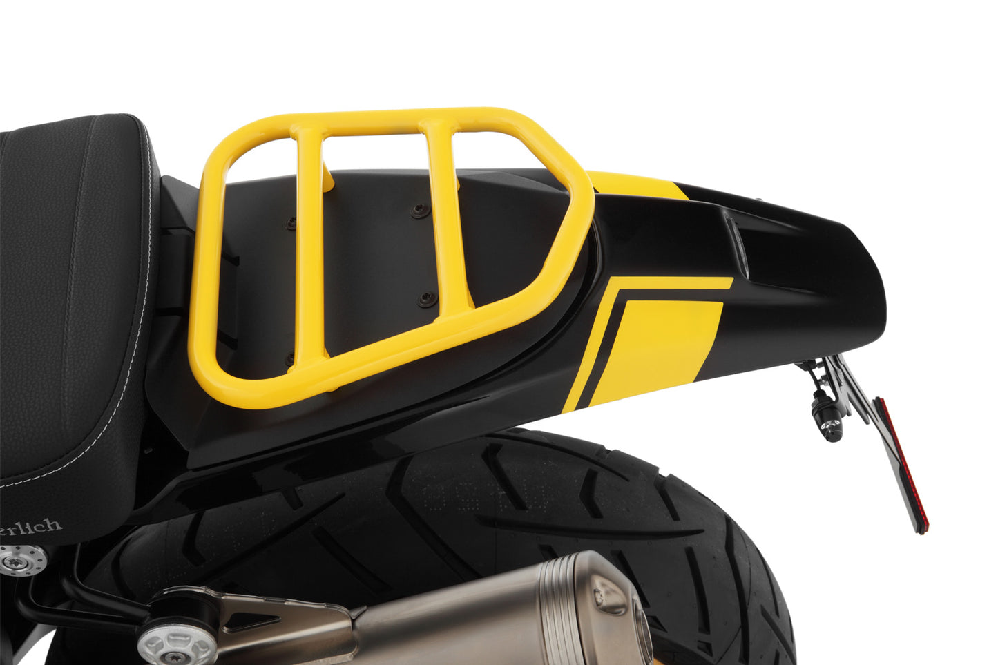 pillion luggage rack “Rallye” - with passenger frame - yellow | Edition 40 Years GS