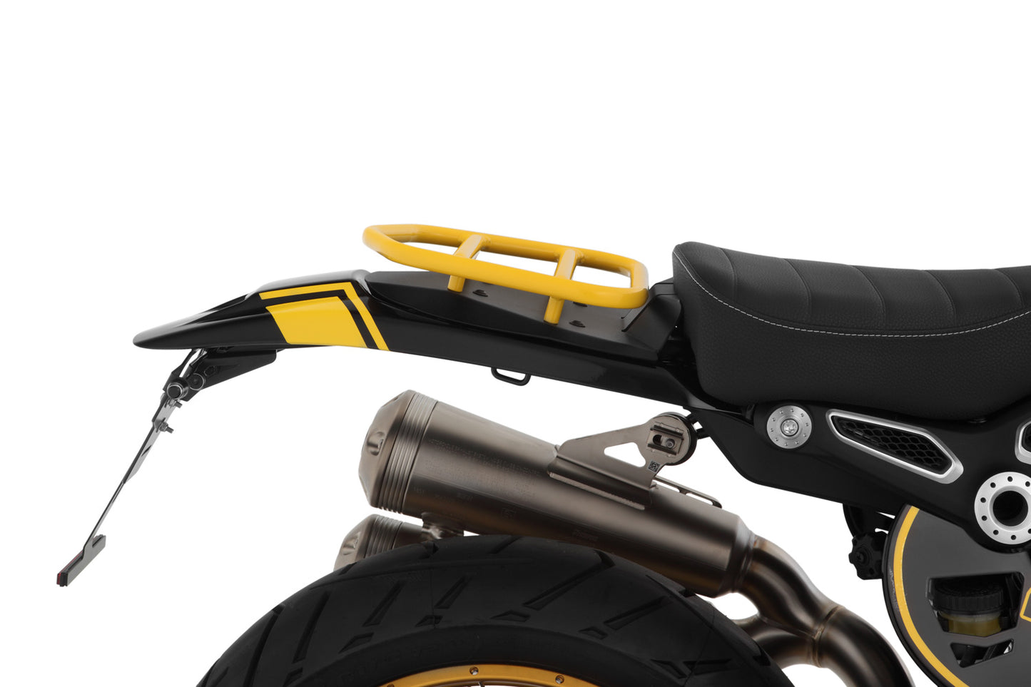 Wunderlich pillion luggage rack “Rallye” - with passenger frame - yellow | Edition 40 Years GS