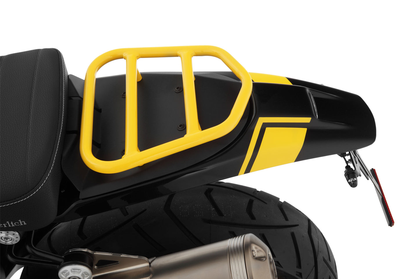 Wunderlich pillion luggage rack “Rallye” - without passenger frame - yellow | Edition 40 Years GS