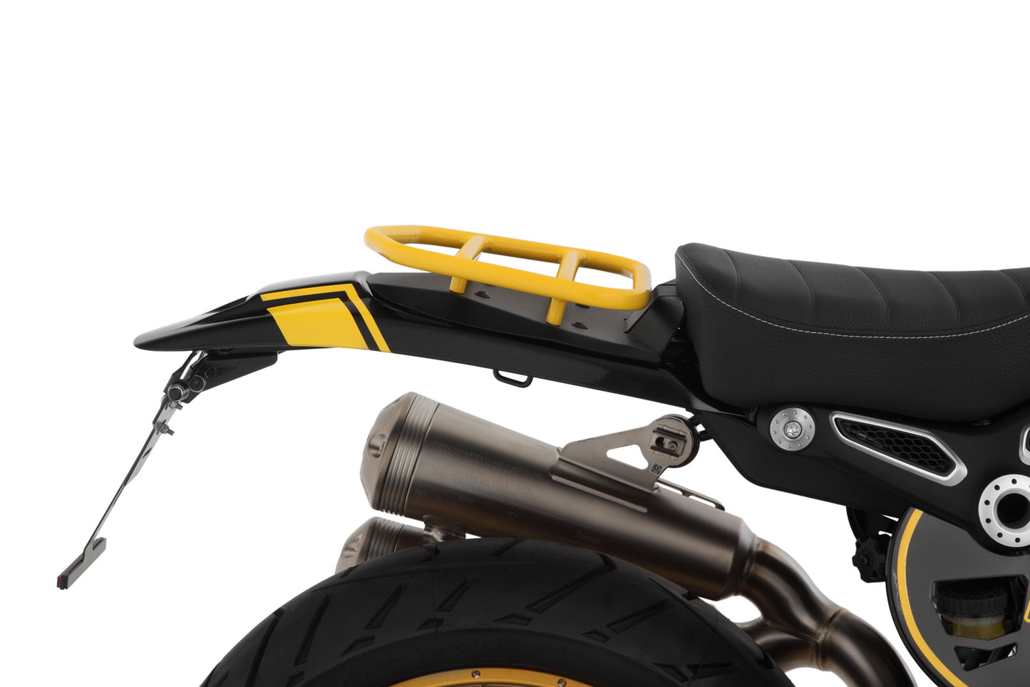 Wunderlich pillion luggage rack “Rallye” - without passenger frame - yellow | Edition 40 Years GS