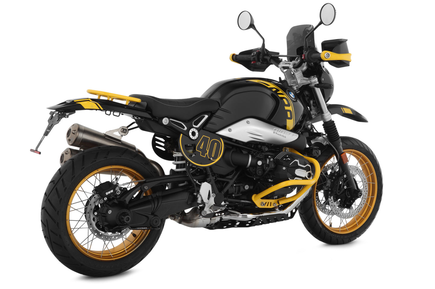 Wunderlich pillion luggage rack “Rallye” - without passenger frame - yellow | Edition 40 Years GS