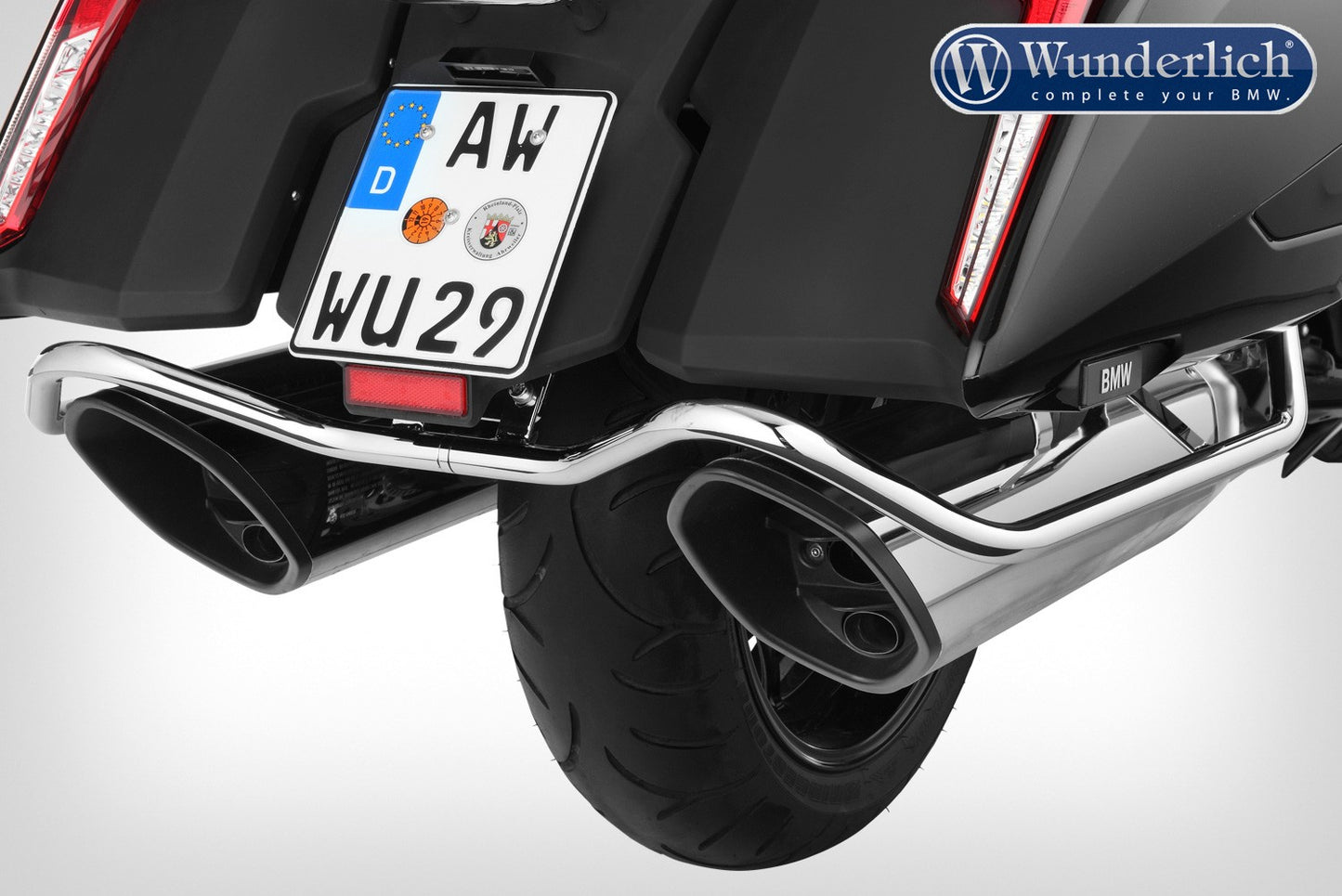 Wunderlich case protection bar - chromed