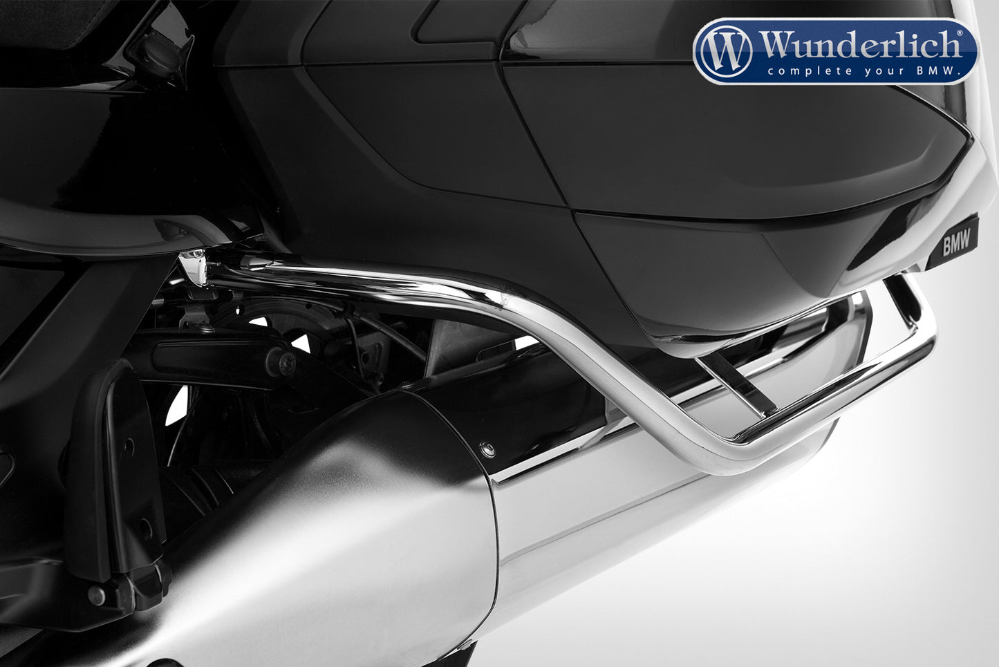 Wunderlich case protection bar - chromed