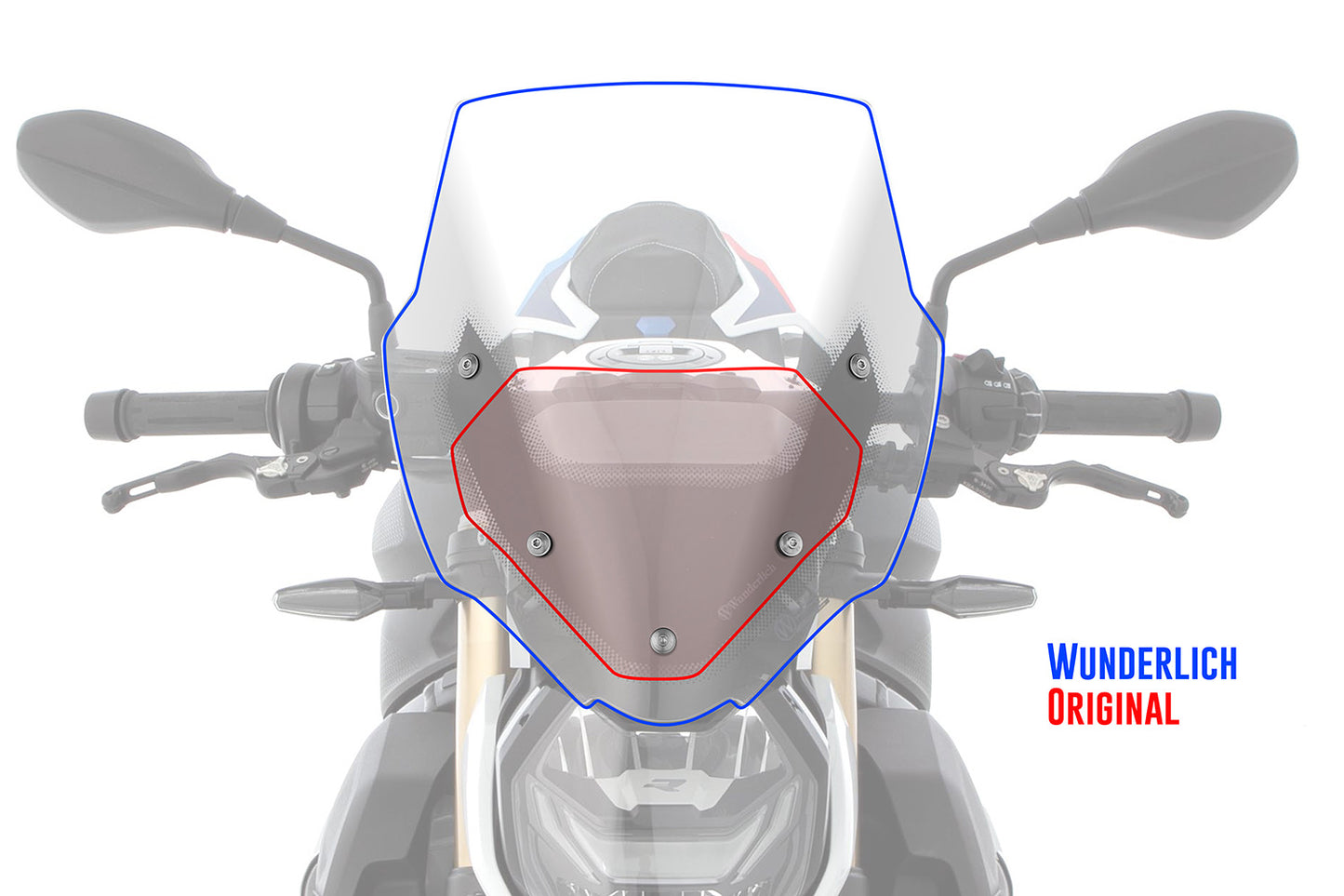 Wunderlich »MARATHON« windshield - clear