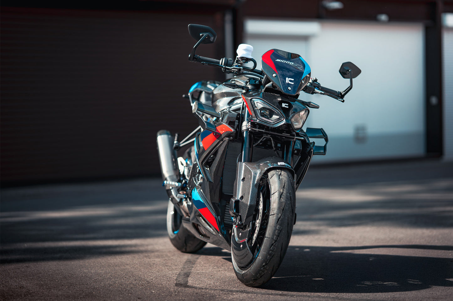 Ilmberger Headlight Fairing Kit in Glossy Carbon - carbon - glossy