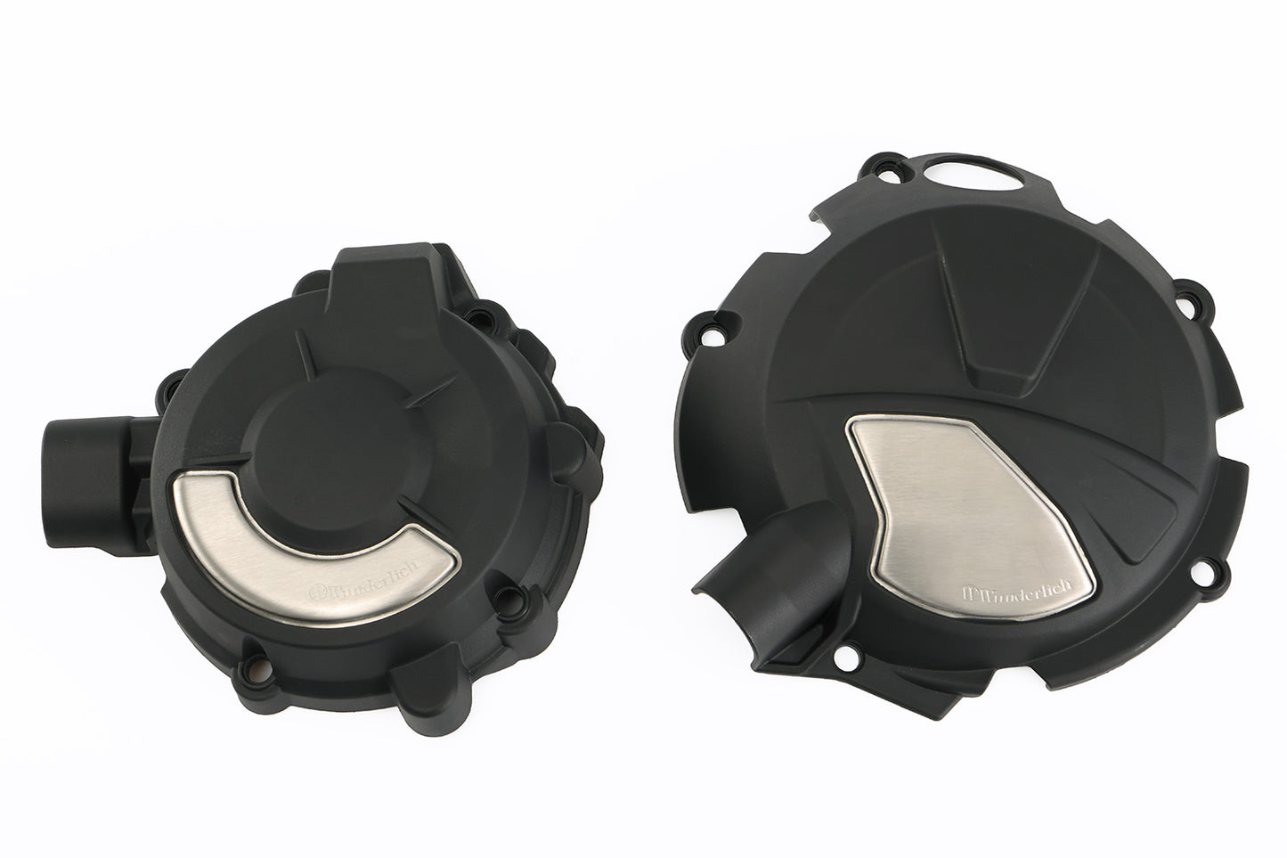 Wunderlich engine protective cover set for clutch and alternator - black