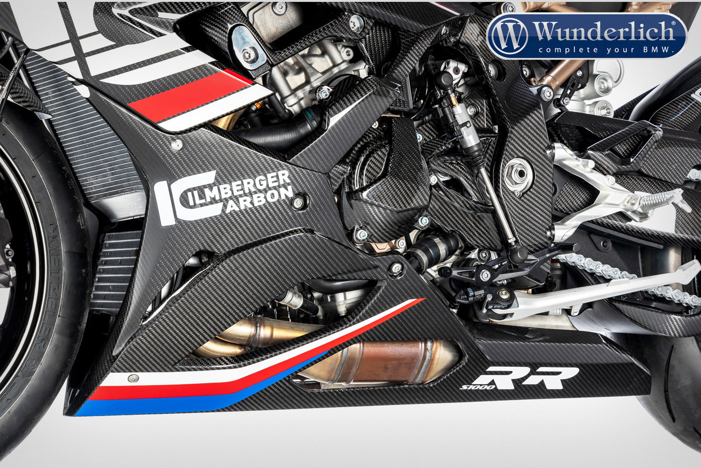 Ilmberger Belly pan S 1000 RR (2019 -) for standard exhaust - carbon