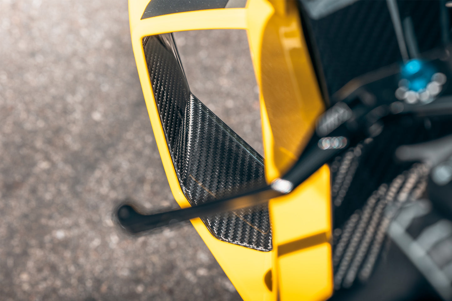 Ilmberger inner panel - left - carbon - glossy