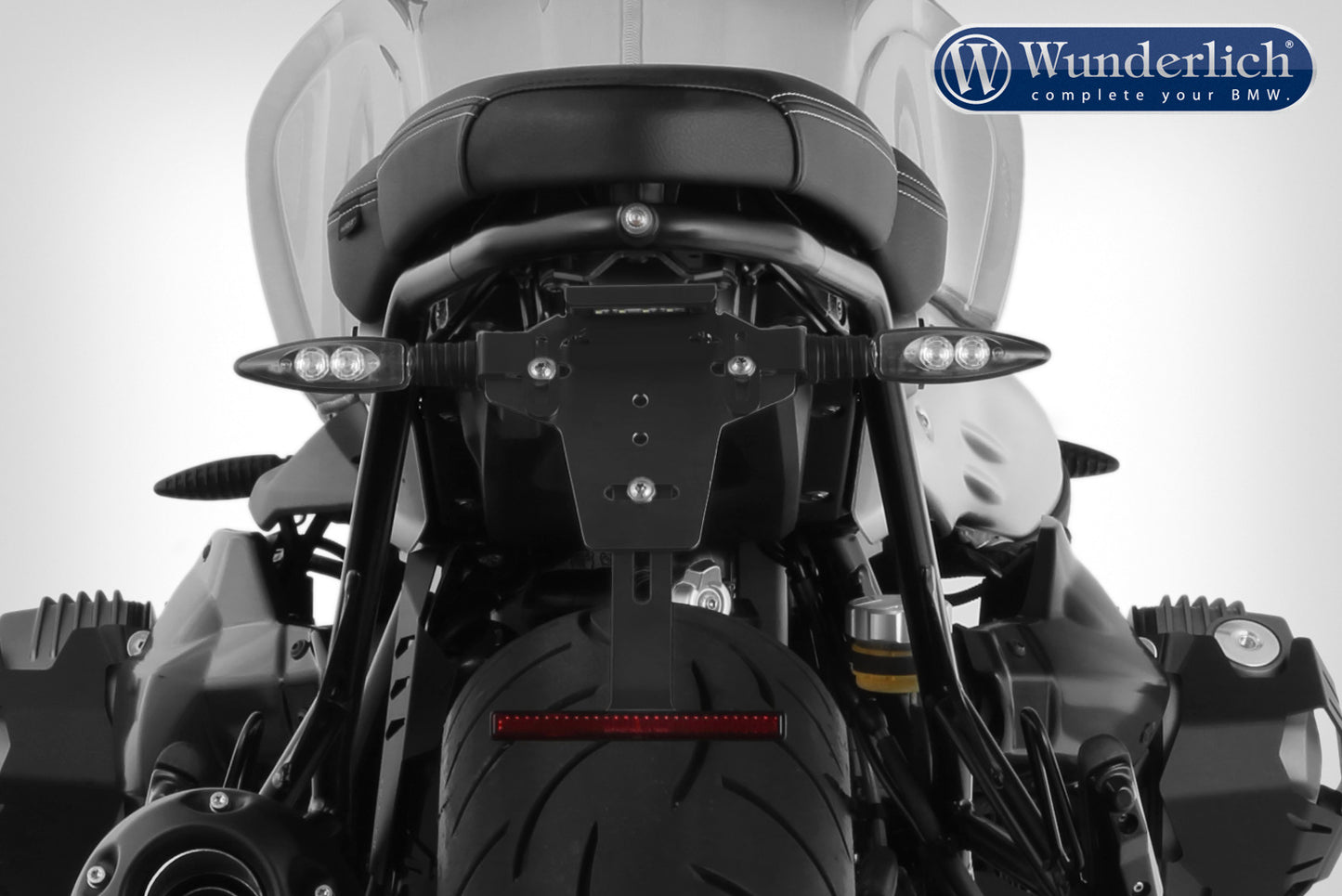 Wunderlich »RETROSPORT« licence plate holder - black