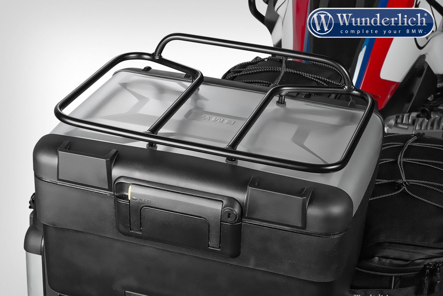 Wunderlich top case railing - black