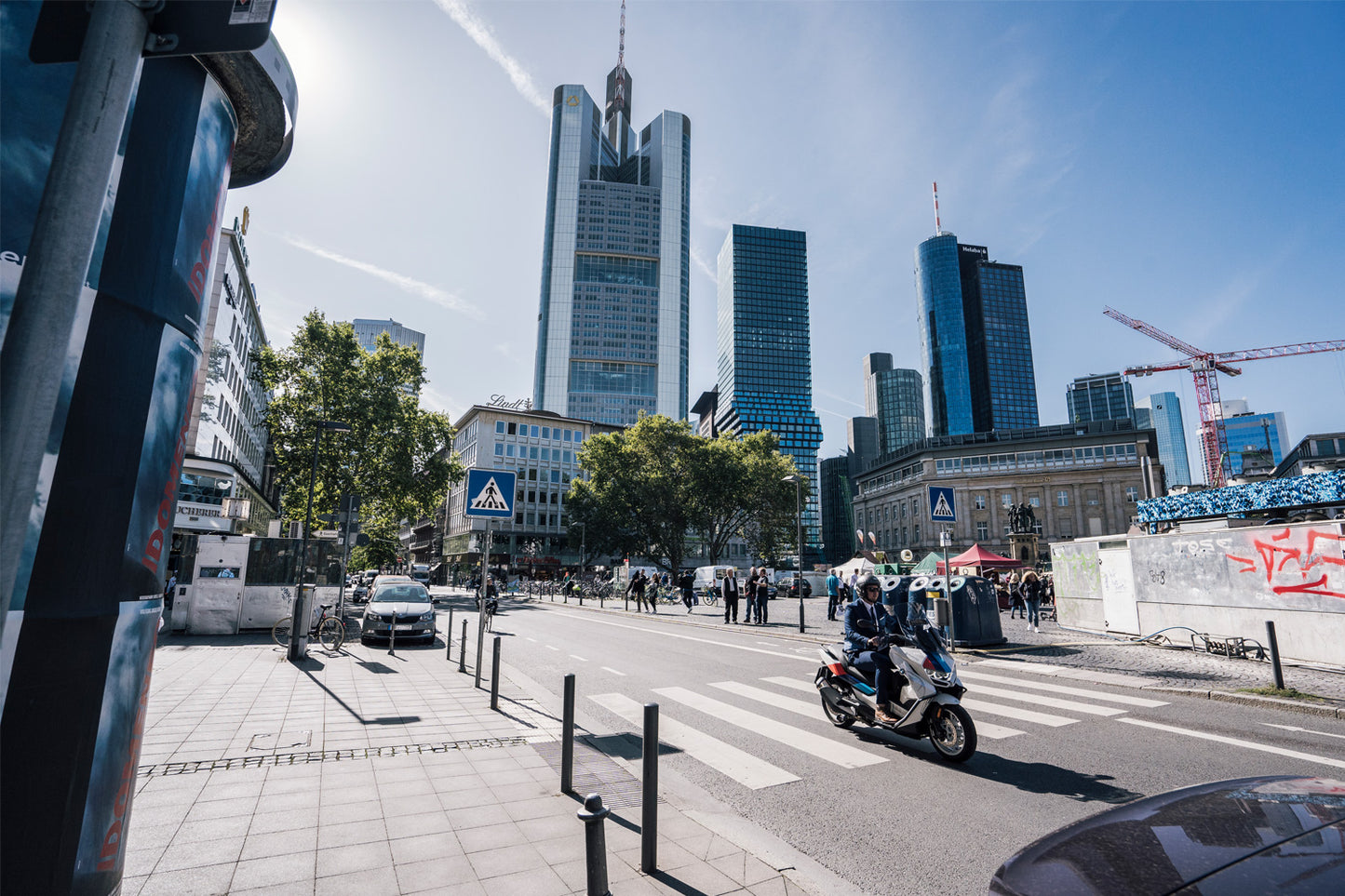 Windshield MARATHON - smoked grey