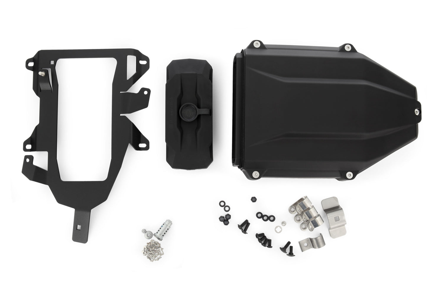 Toolbox for Wunderlich pannier rack - For original BMW keys - black