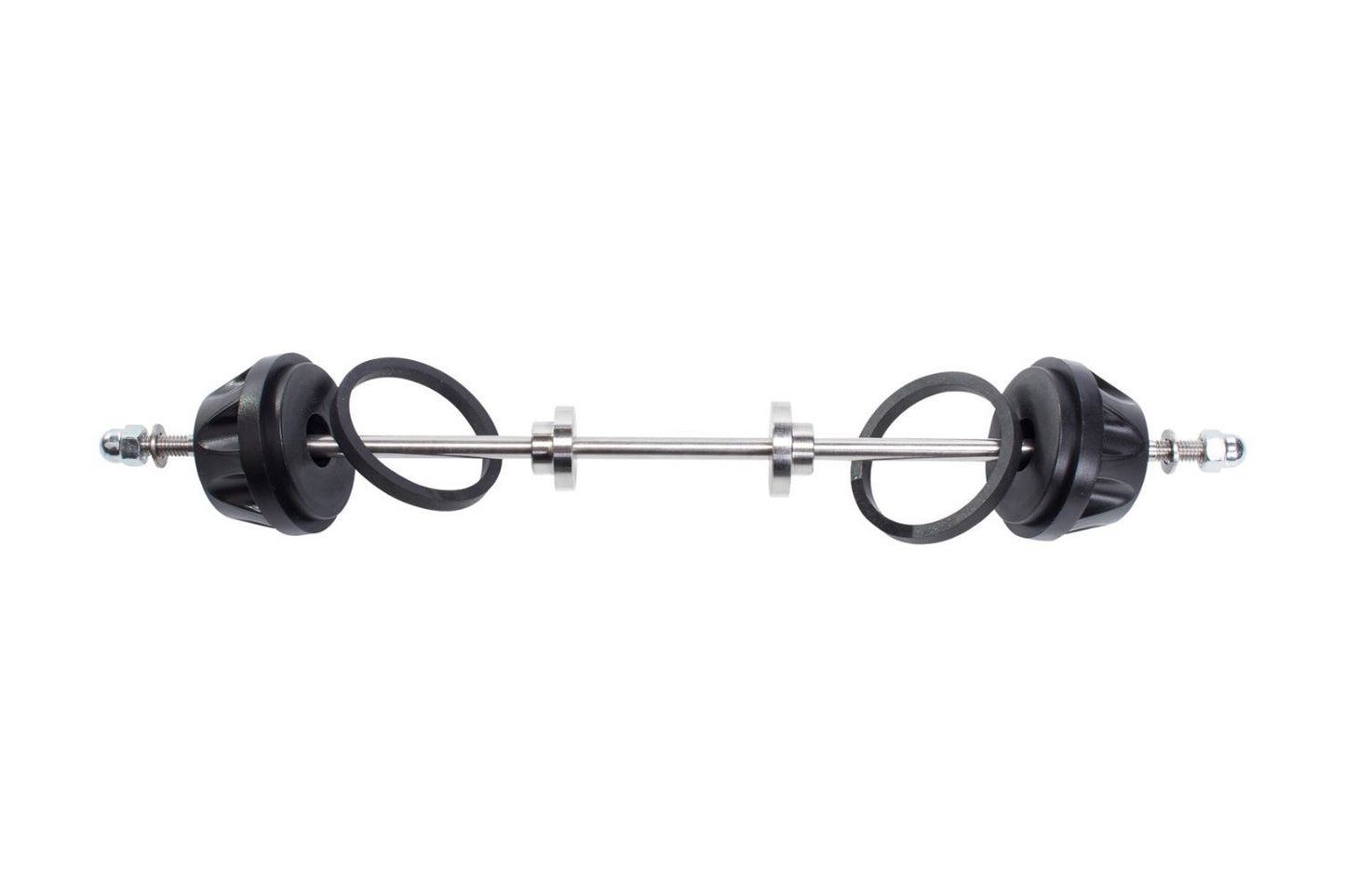 Axle protection pads DOUBLESHOCK F 900 GS - front - black