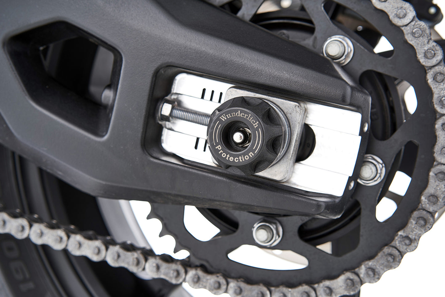 DOUBLESHOCK axle protection pads - rear - black