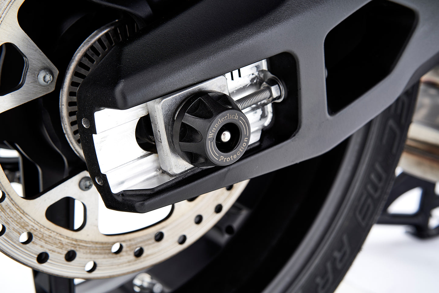 Wunderlich “DOUBLESHOCK” axle protection pads - rear - black