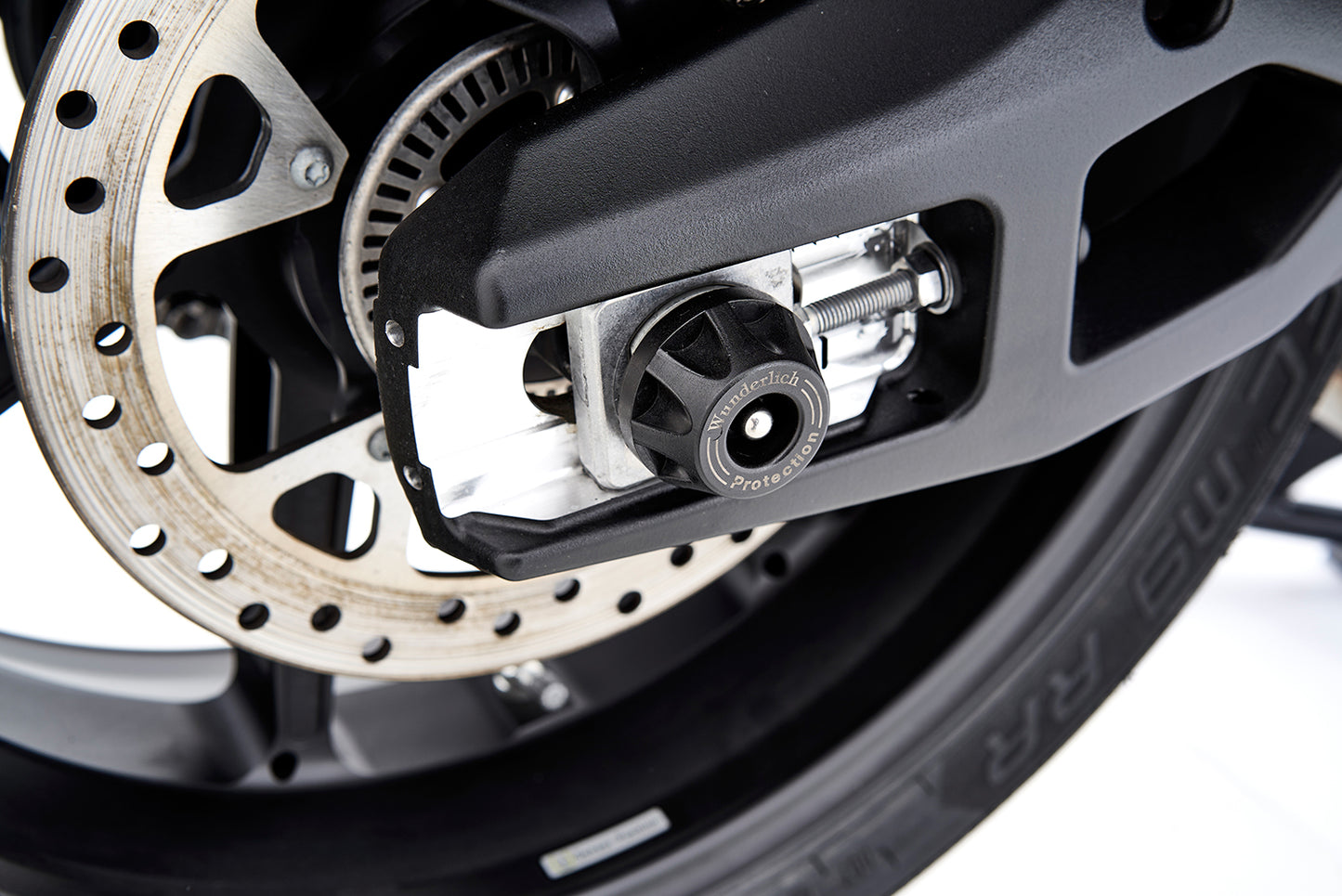 Wunderlich “DOUBLESHOCK” axle protection pads - rear - black