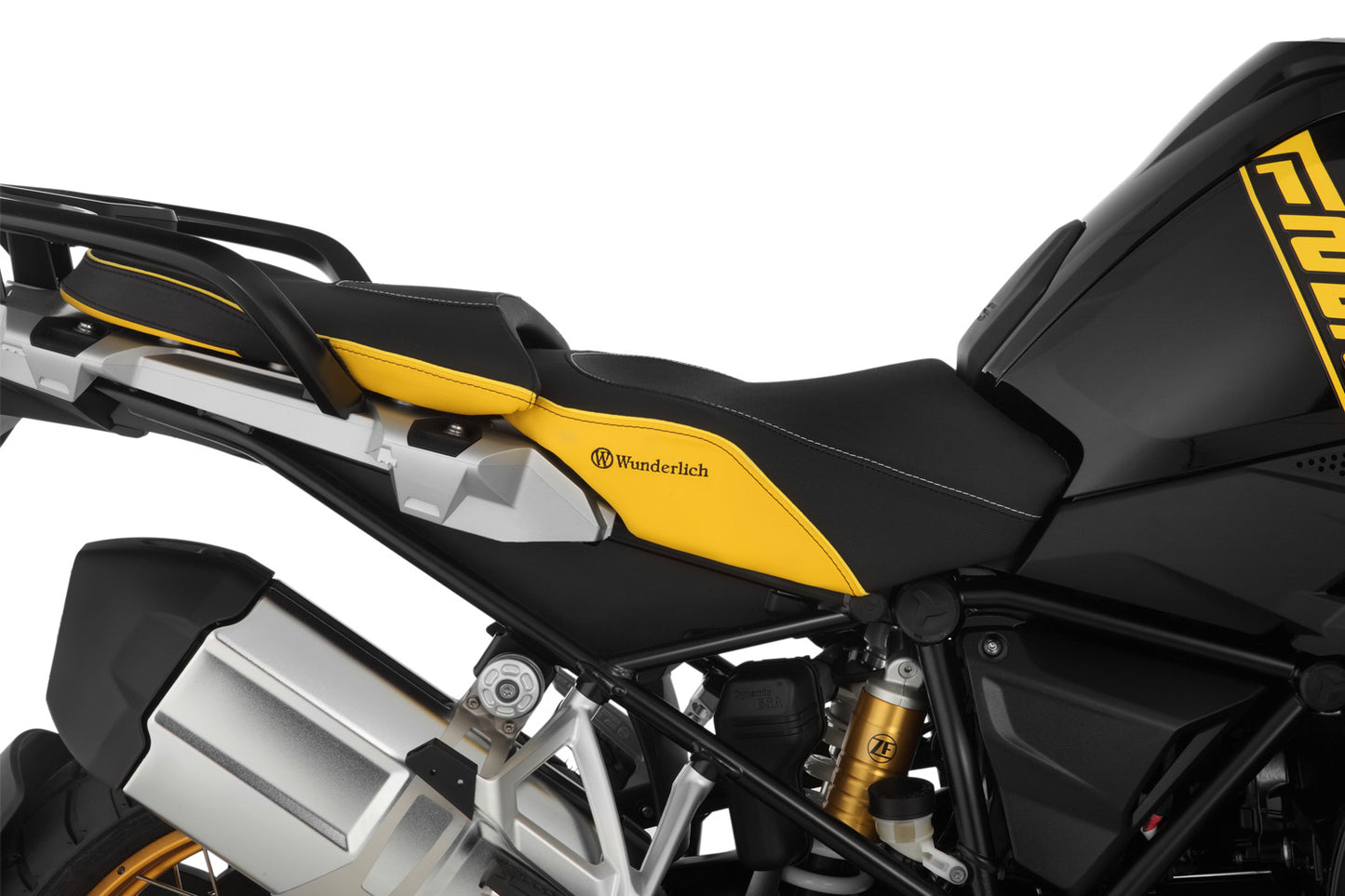 Wunderlich »AKTIVKOMFORT« rider seat - standard with seat heating Smart Plug & Play - yellow | Edition 40 Years GS