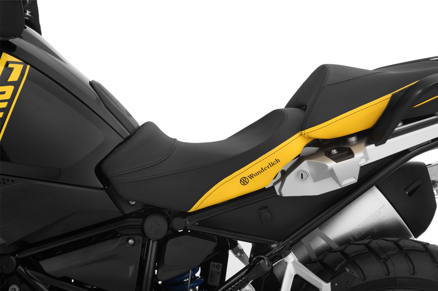 Wunderlich »AKTIVKOMFORT« rider seat - low with seat heating Smart Plug & Play - yellow | Edition 40 Years GS