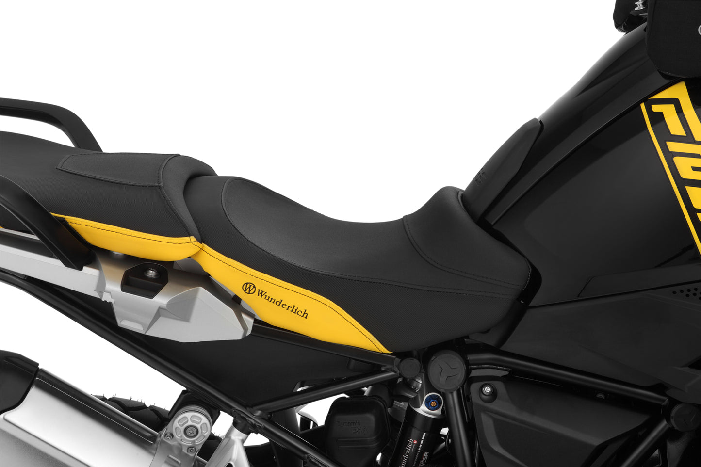 Wunderlich »AKTIVKOMFORT« rider seat - low with seat heating Smart Plug & Play - yellow | Edition 40 Years GS