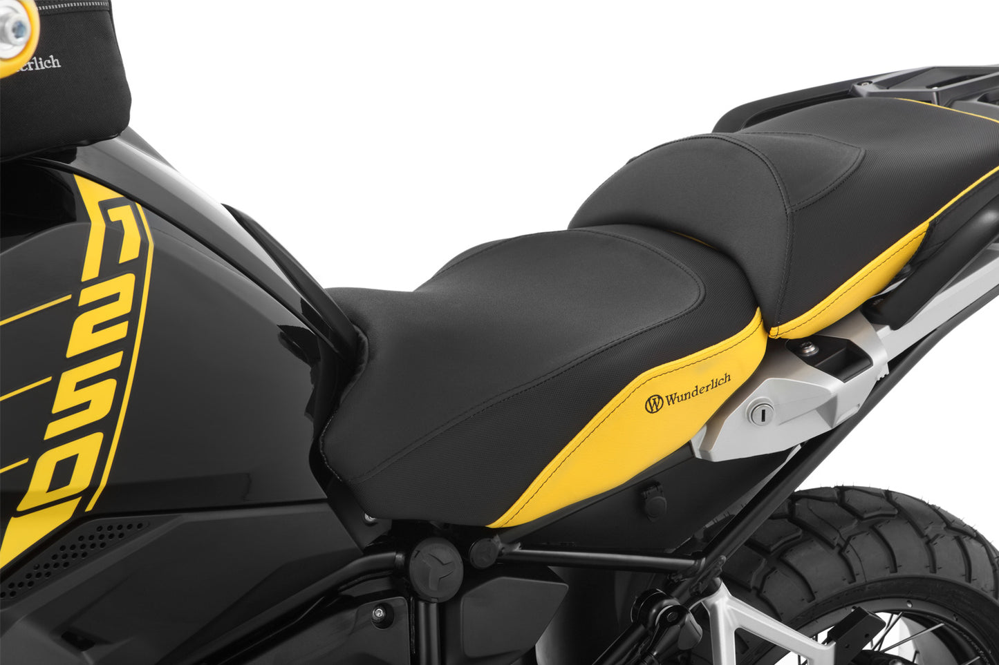 Wunderlich Passenger Seat »AKTIVKOMFORT« - standard with seat heating Smart Plug & Play - yellow | Edition 40 Years GS