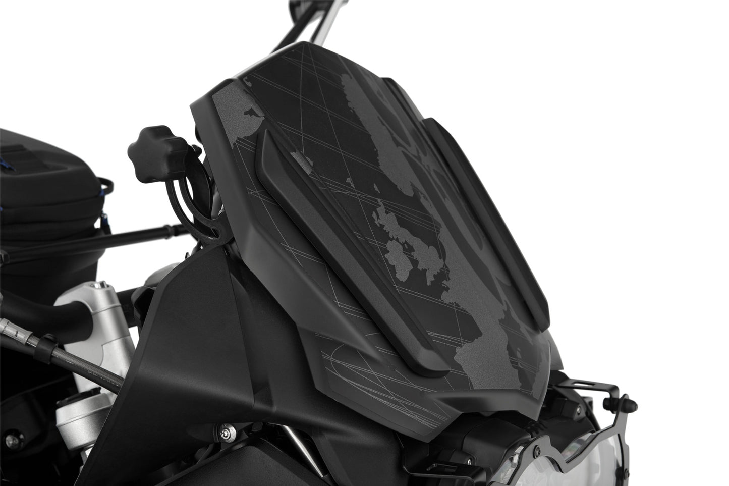 Wunderlich Windshield FLOWJET - Triple Black Edition