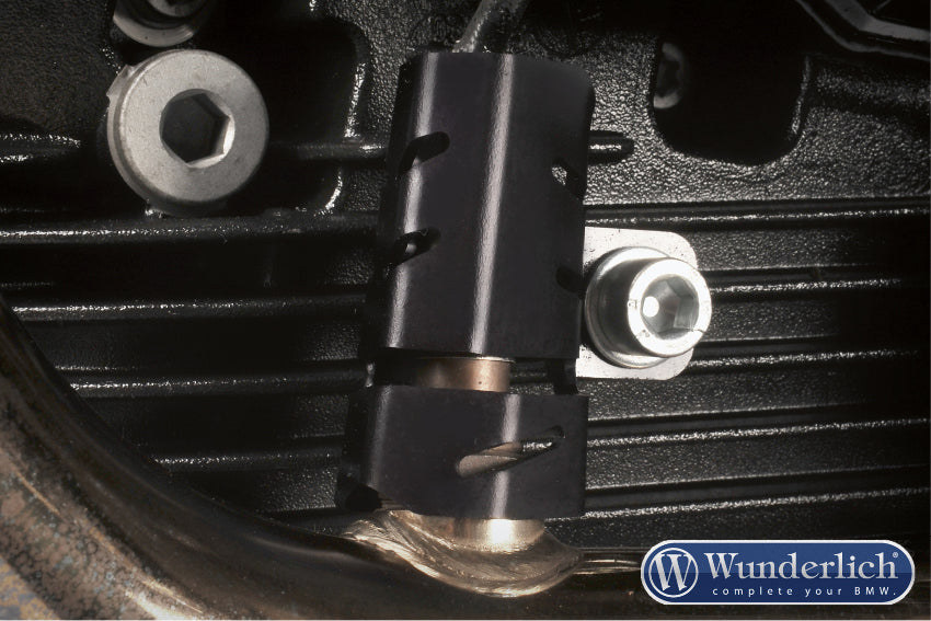 Oxygen sensor guard left - black
