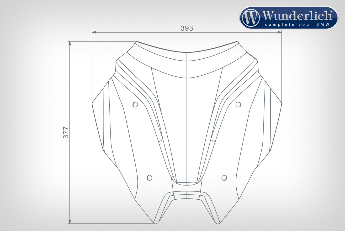 Wunderlich flowjet windshield SPORT - clear