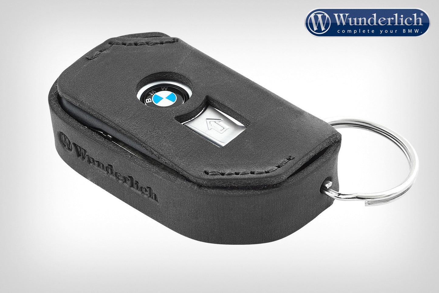 Wunderlich key pouch leather keyless ride  black