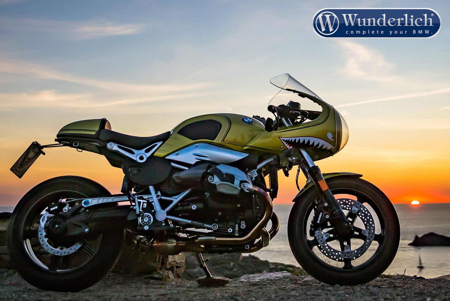 Tail section R nineT with tail light - incl. taillight - black