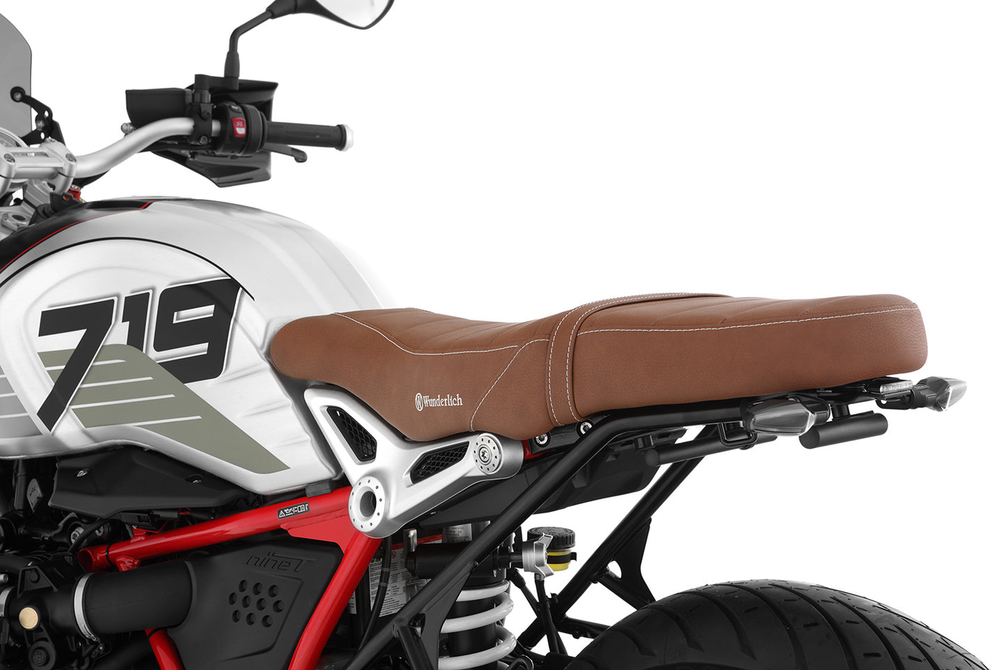 Wunderlich seat AKTIVKOMFORT - one-piece - Scrambler-brown