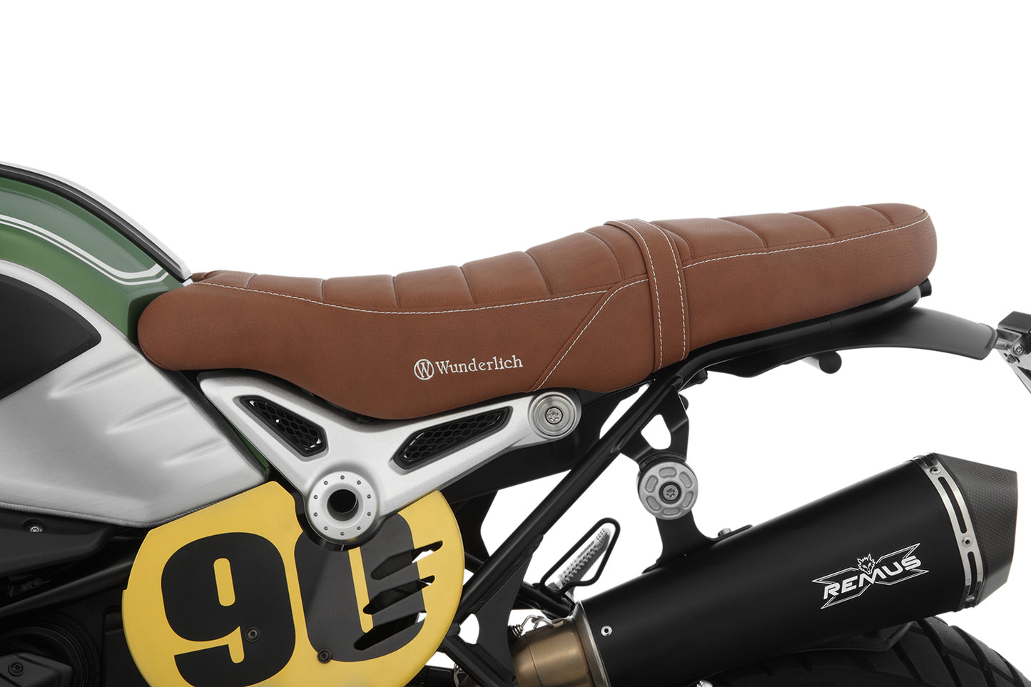Wunderlich seat AKTIVKOMFORT - one-piece - Scrambler-brown