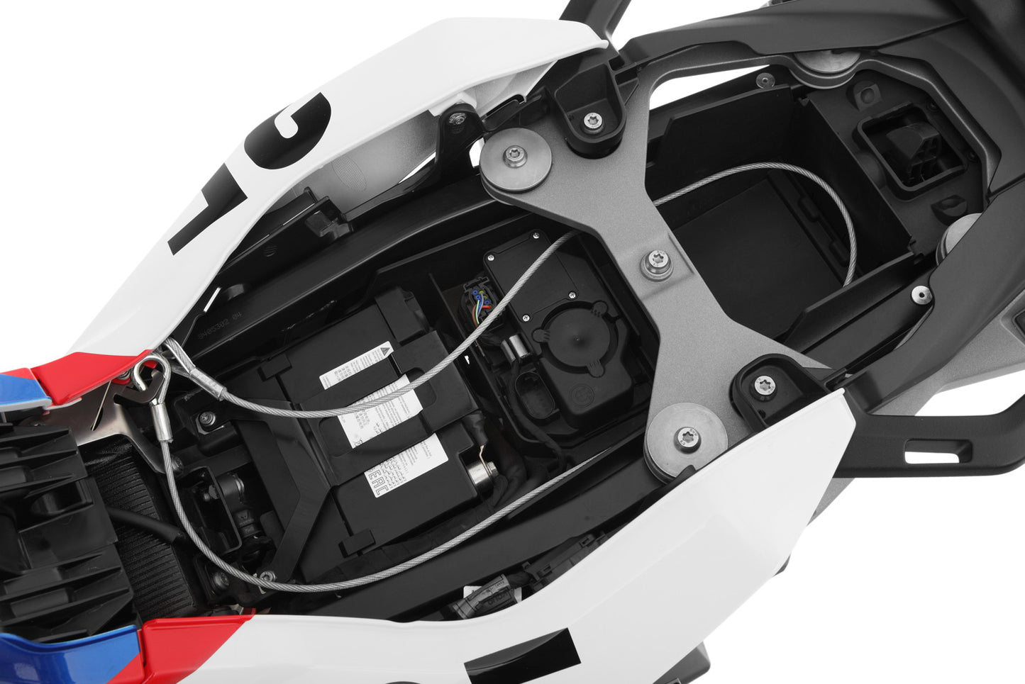 Wunderlich helmet anti-theft system »HELM-LOCK« - silver