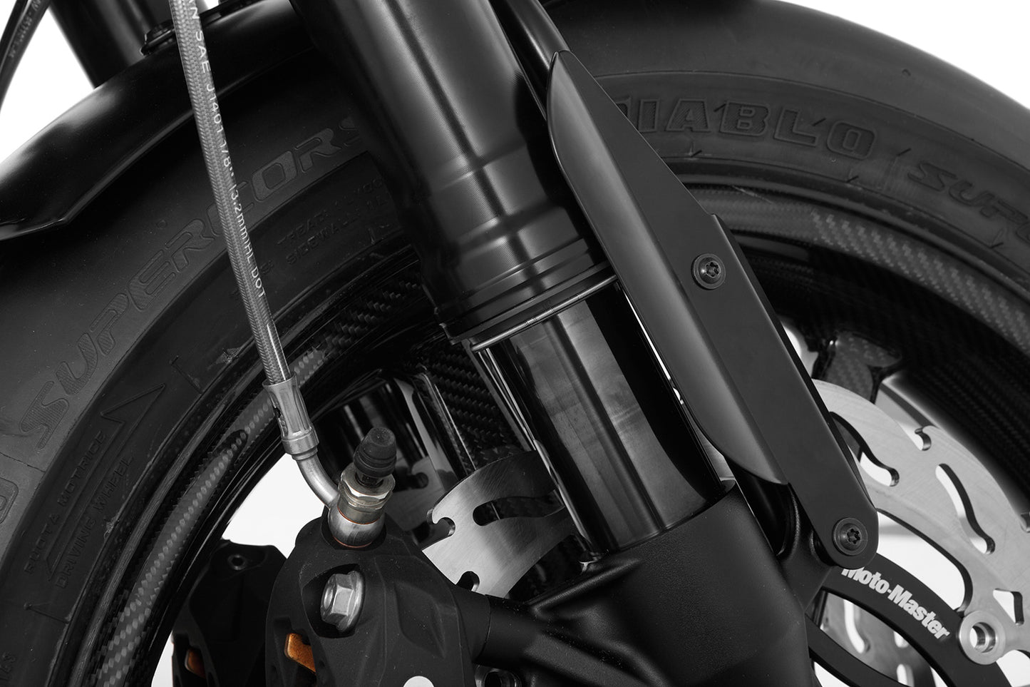 Wunderlich fork tube cover R 12 nineT (+R nineT) - black
