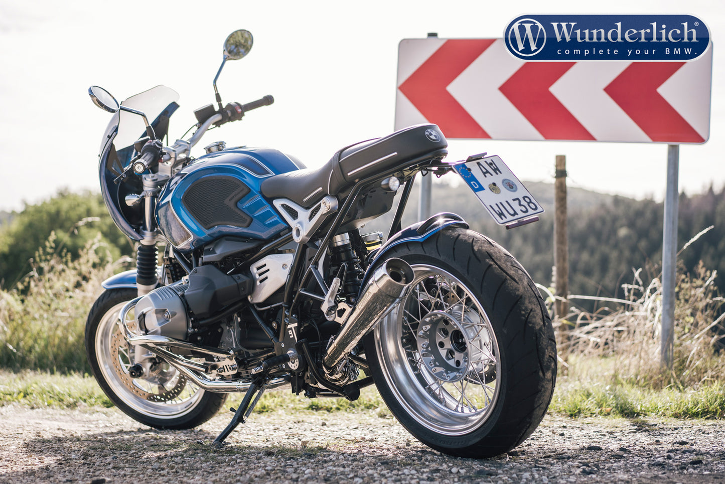 mudguard rear R nineT /5 - blue