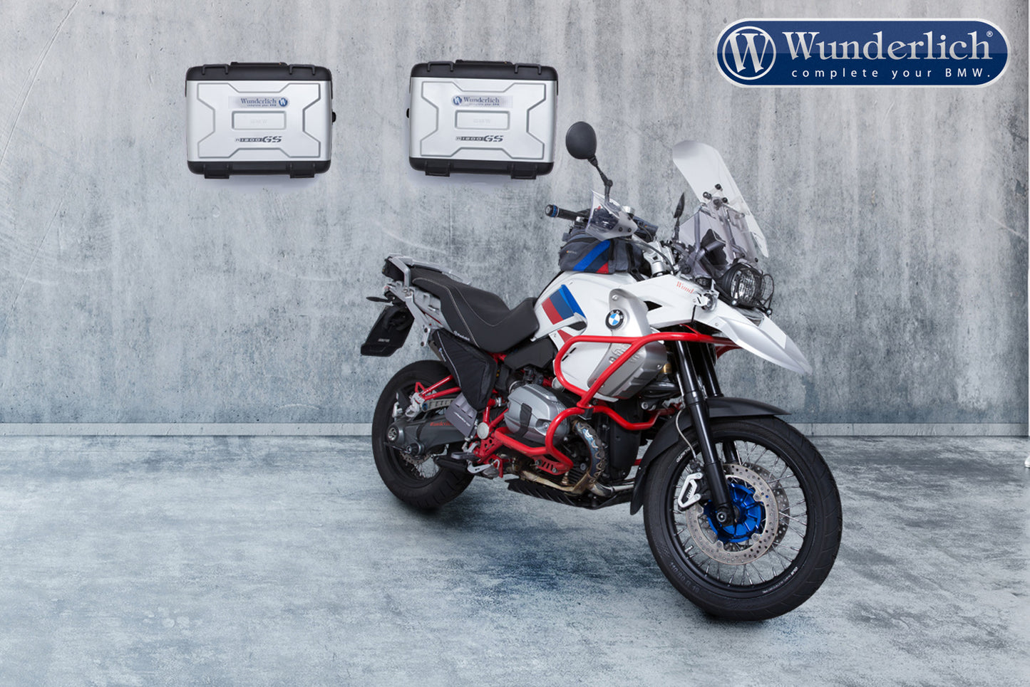 Wunderlich Luggage wall bracket system R1200 GS - silver