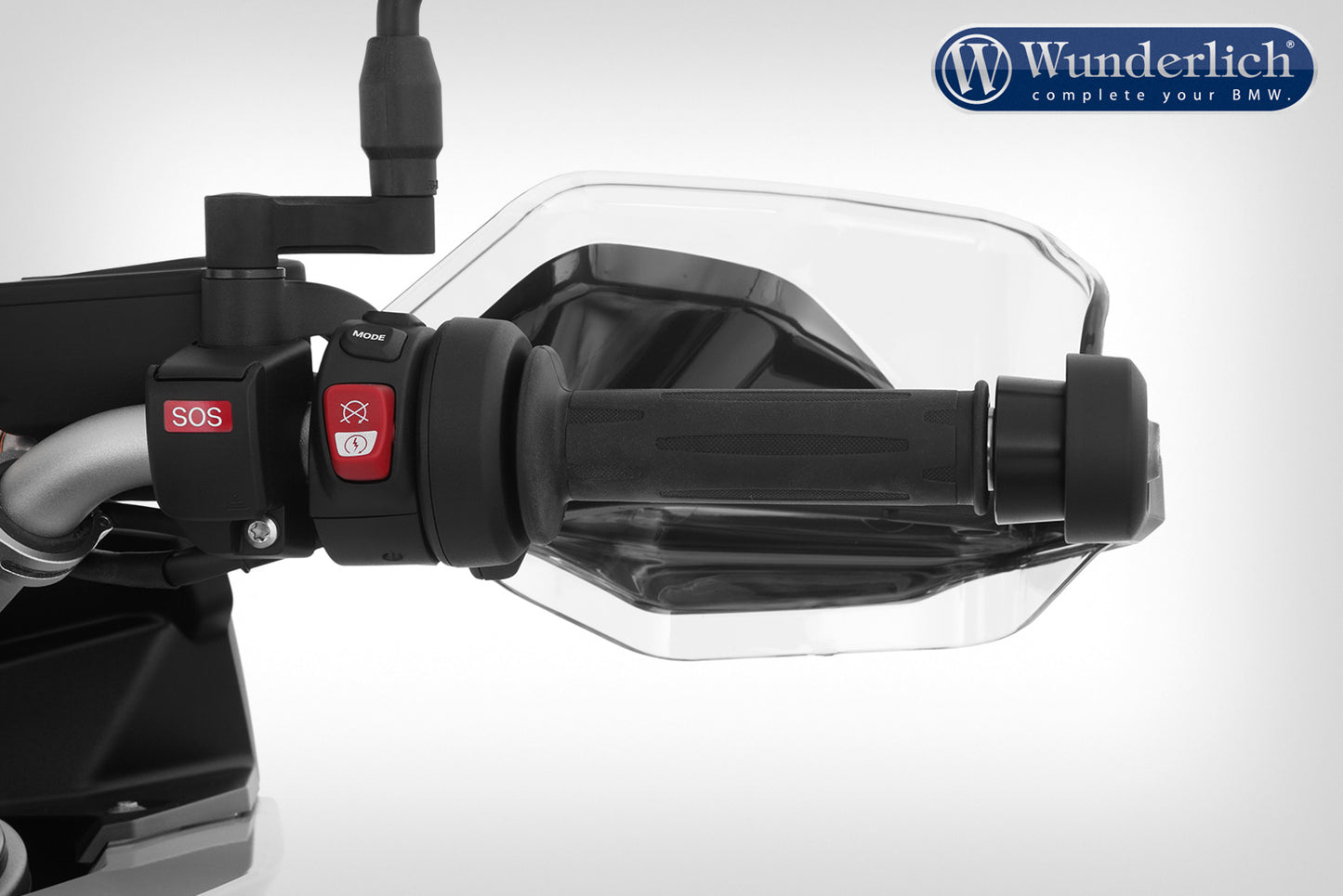 Wunderlich Hand guard extension »ERGO« - clear