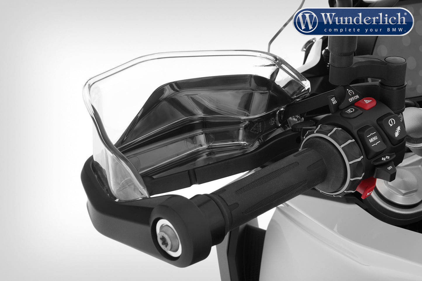 Wunderlich Hand guard extension »ERGO« - clear