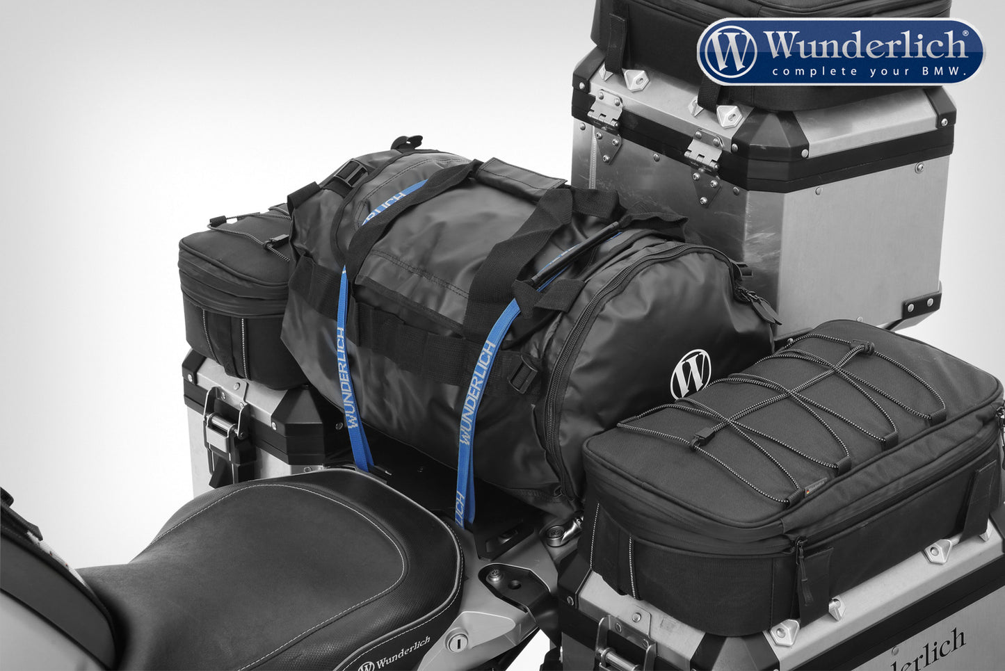 pillion luggage rack - black