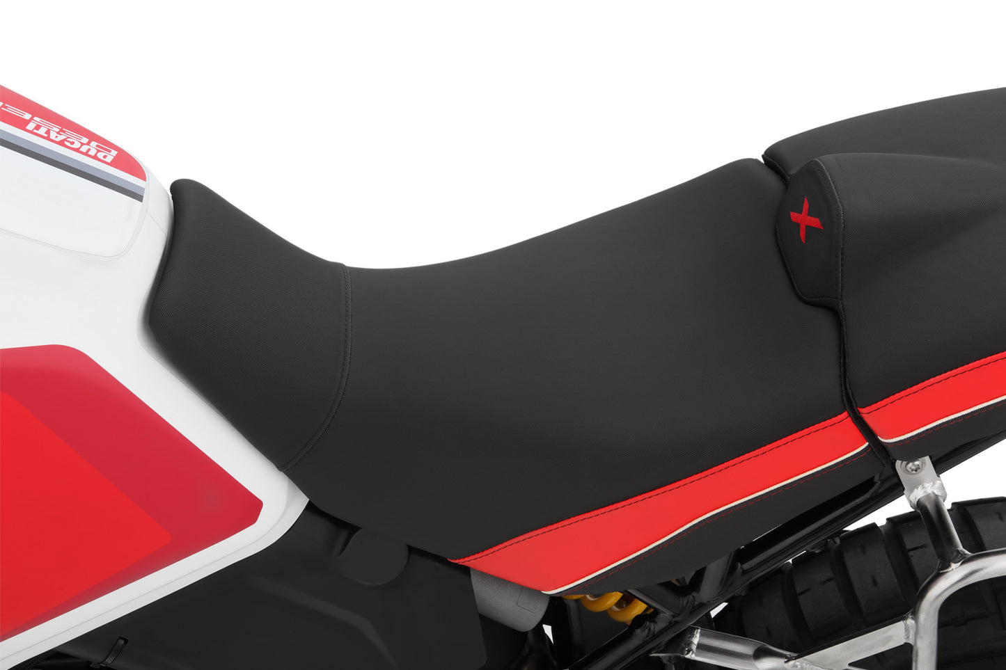 Wunderlich rider seat AKTIVKOMFORT - black-red - standard