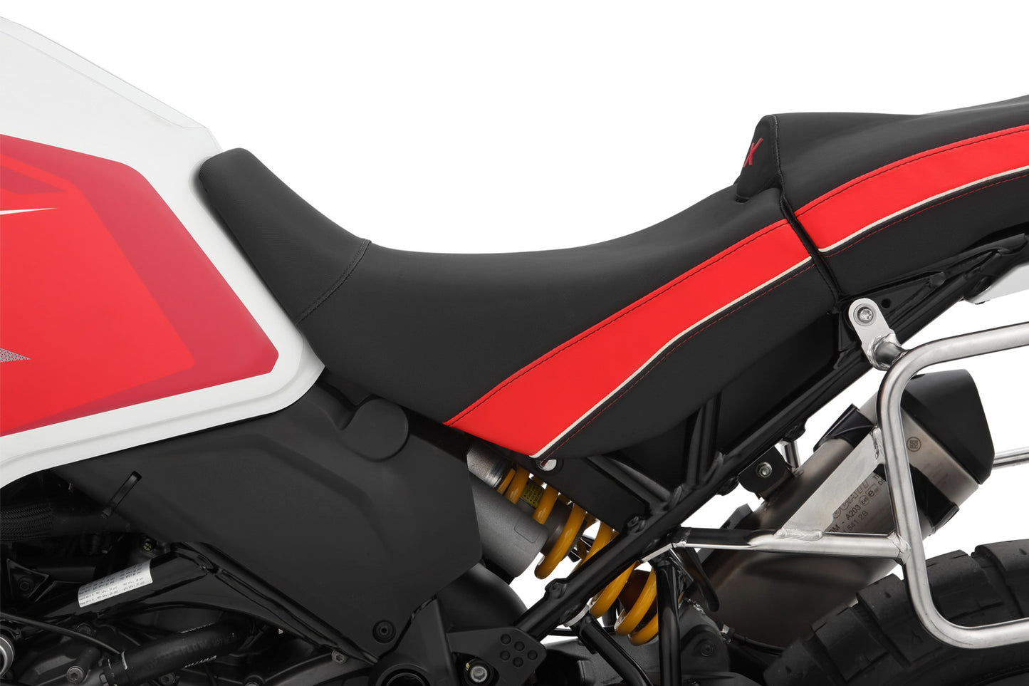 rider seat AKTIVKOMFORT - black-red - standard