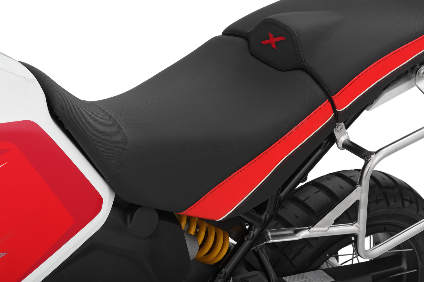 Wunderlich rider seat AKTIVKOMFORT - black-red - standard