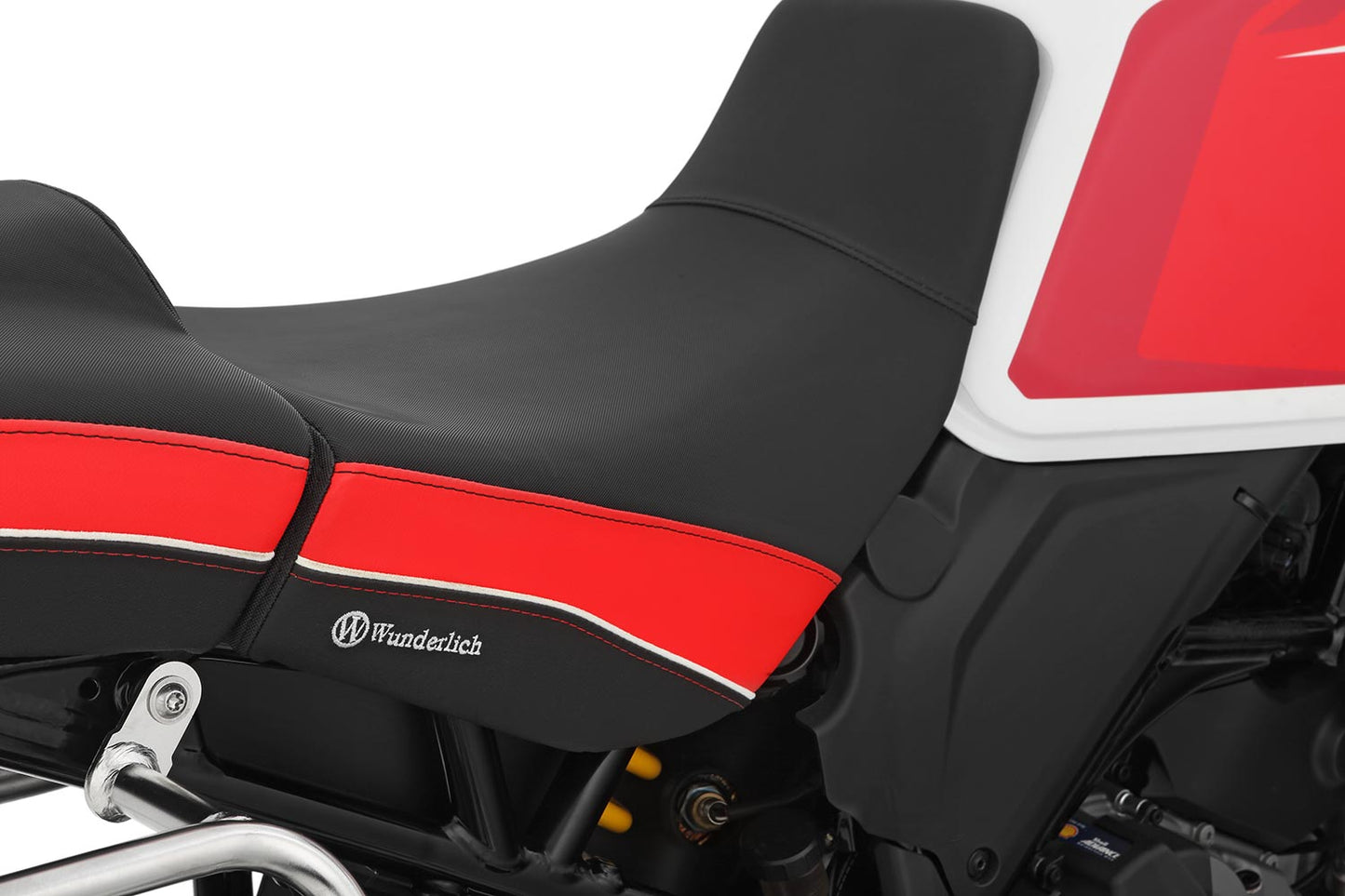 Wunderlich rider seat AKTIVKOMFORT - black-red - low