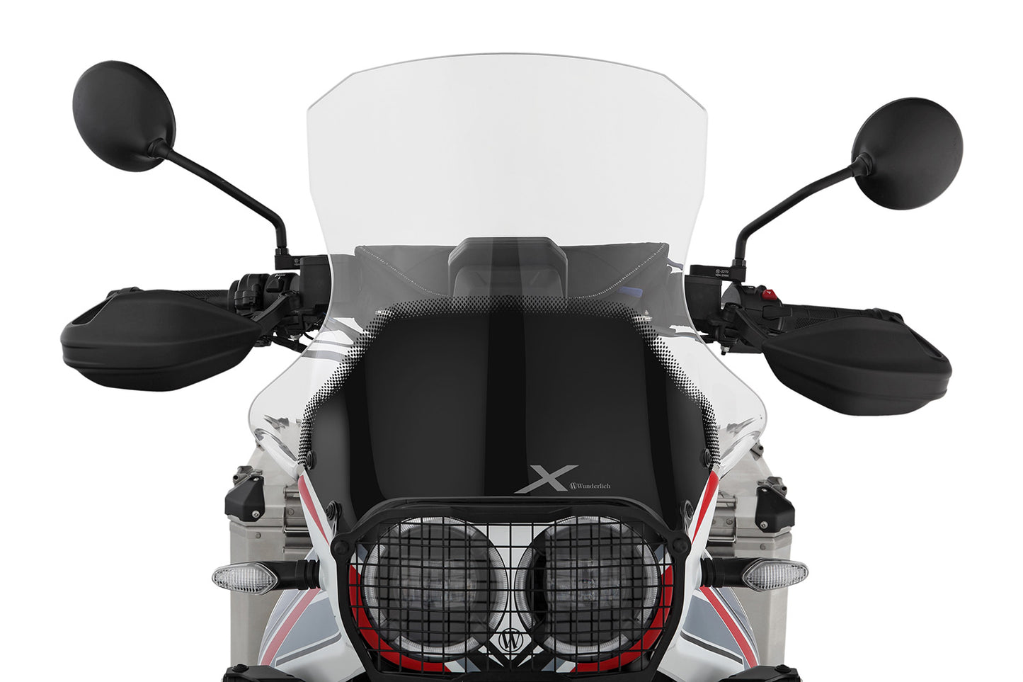 MARATHON windshield DesertX (Rally) - For models with original enduro handguards