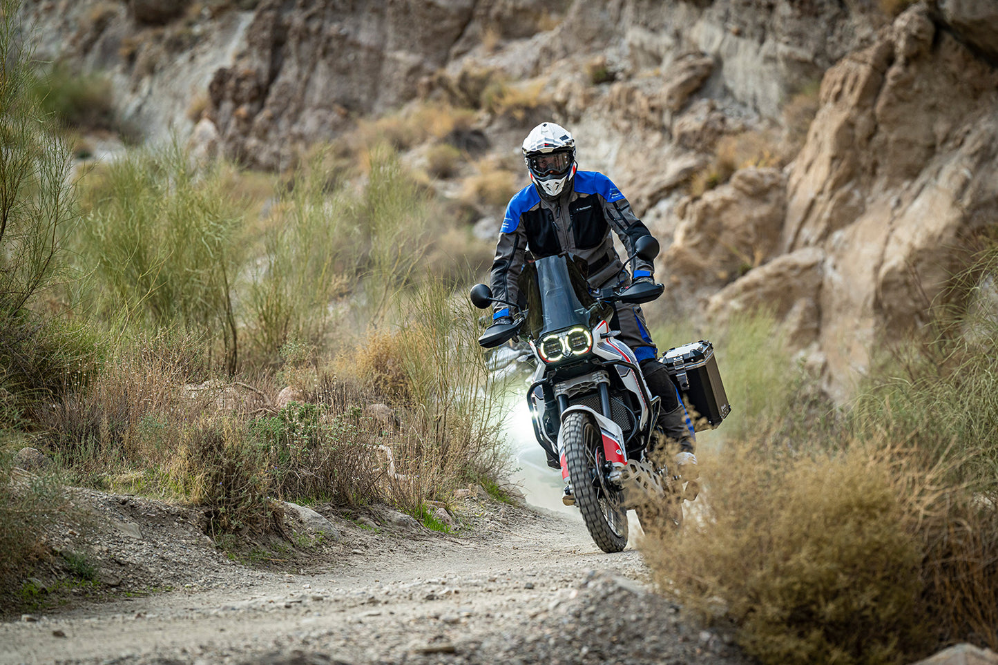 Wunderlich MARATHON windshield - For models with original enduro handguards - smoked grey