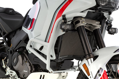 Wunderlich fairing protection bar - white - For models with Standard engine protection