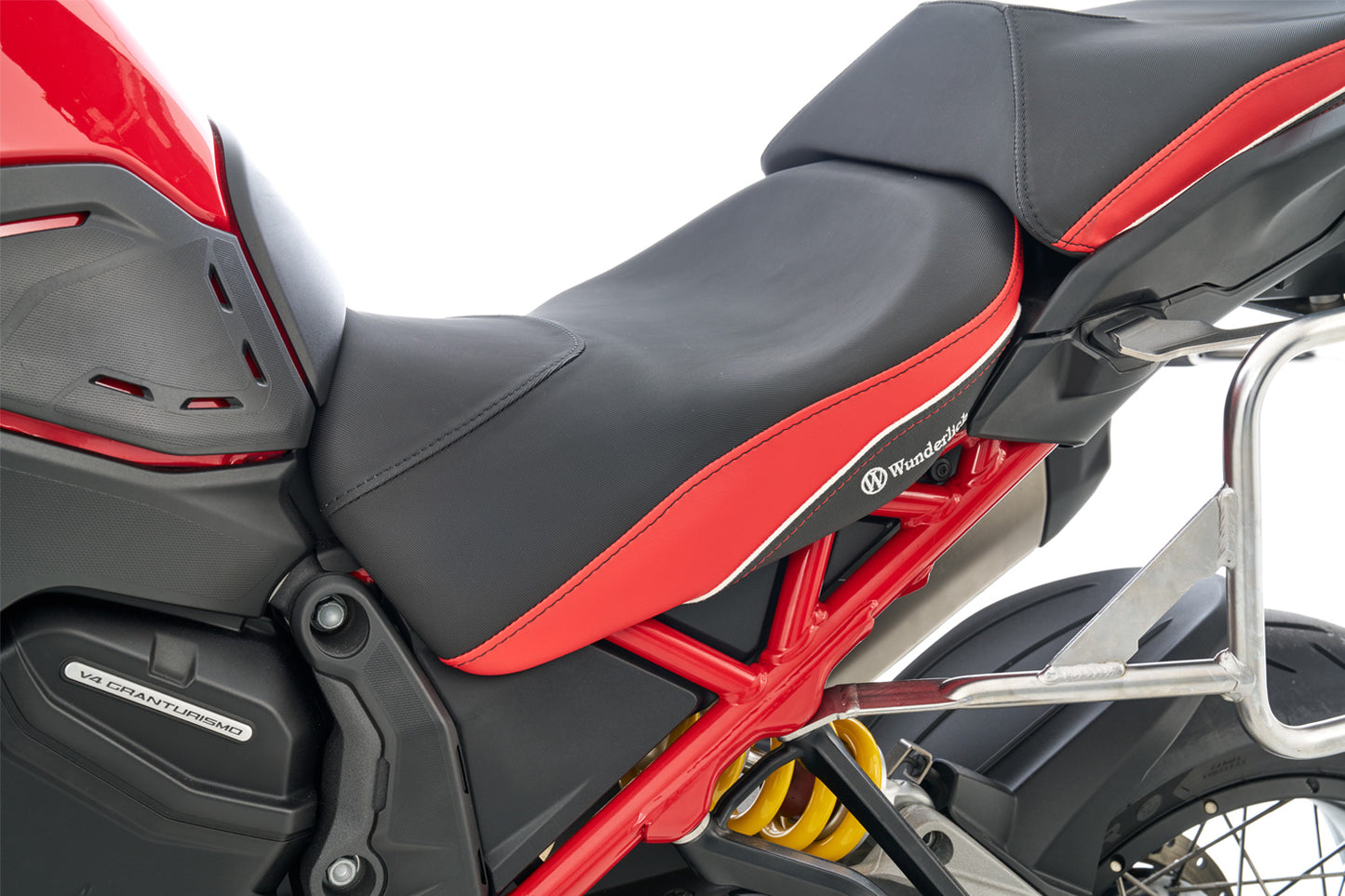 Wunderlich rider seat AKTIVKOMFORT - black-red - low