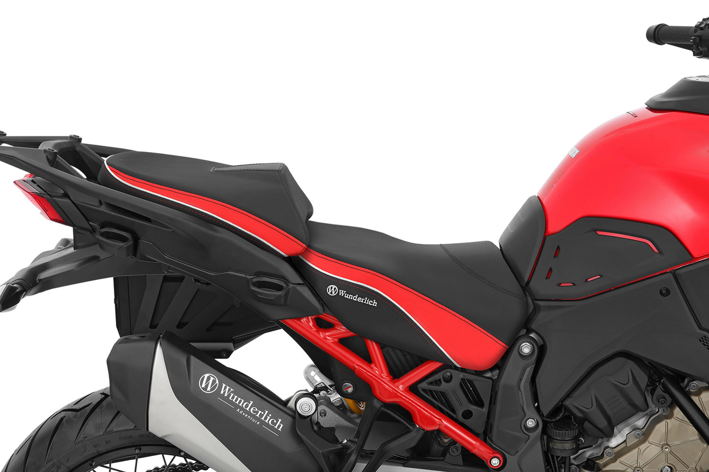 Wunderlich rider seat AKTIVKOMFORT - black-red - standard