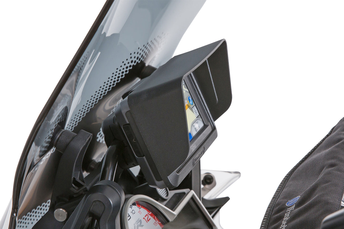 Device glare shield BMW Navigator IV + Garmin Zumo 660 - black