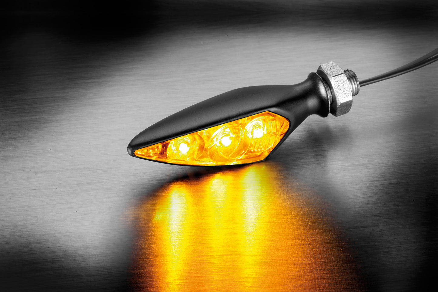 Kellermann Rhombus S Dark indicator - black - FR/RL - front right / rear left