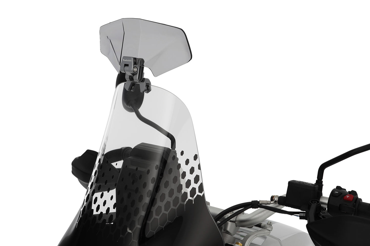 Wunderlich windshield extension VARIO-ERGO 3D+ - smoked grey